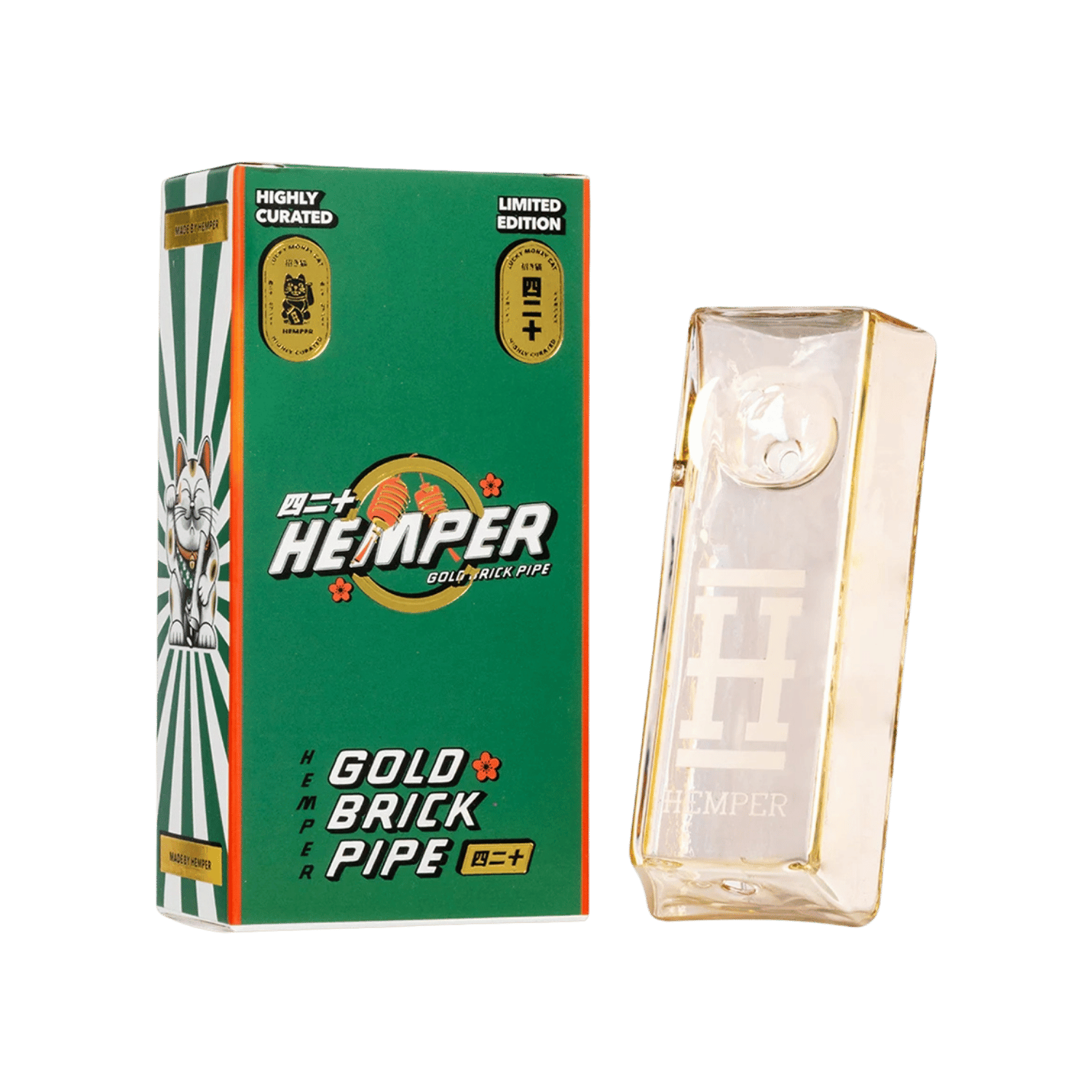 Gold Brick Handpipe Hemper