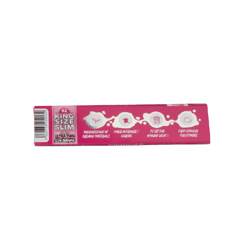 PURIZE Longpapers King Size Slim - Pink
