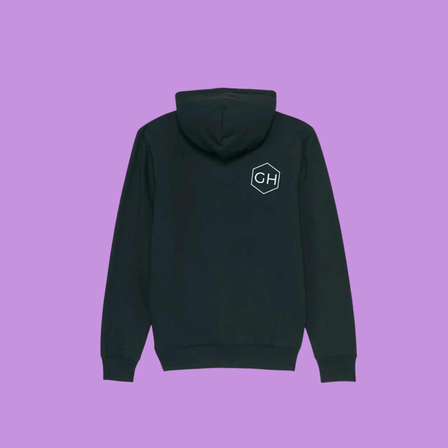 Grünhorn Hoodie High Standard unisex schwarz